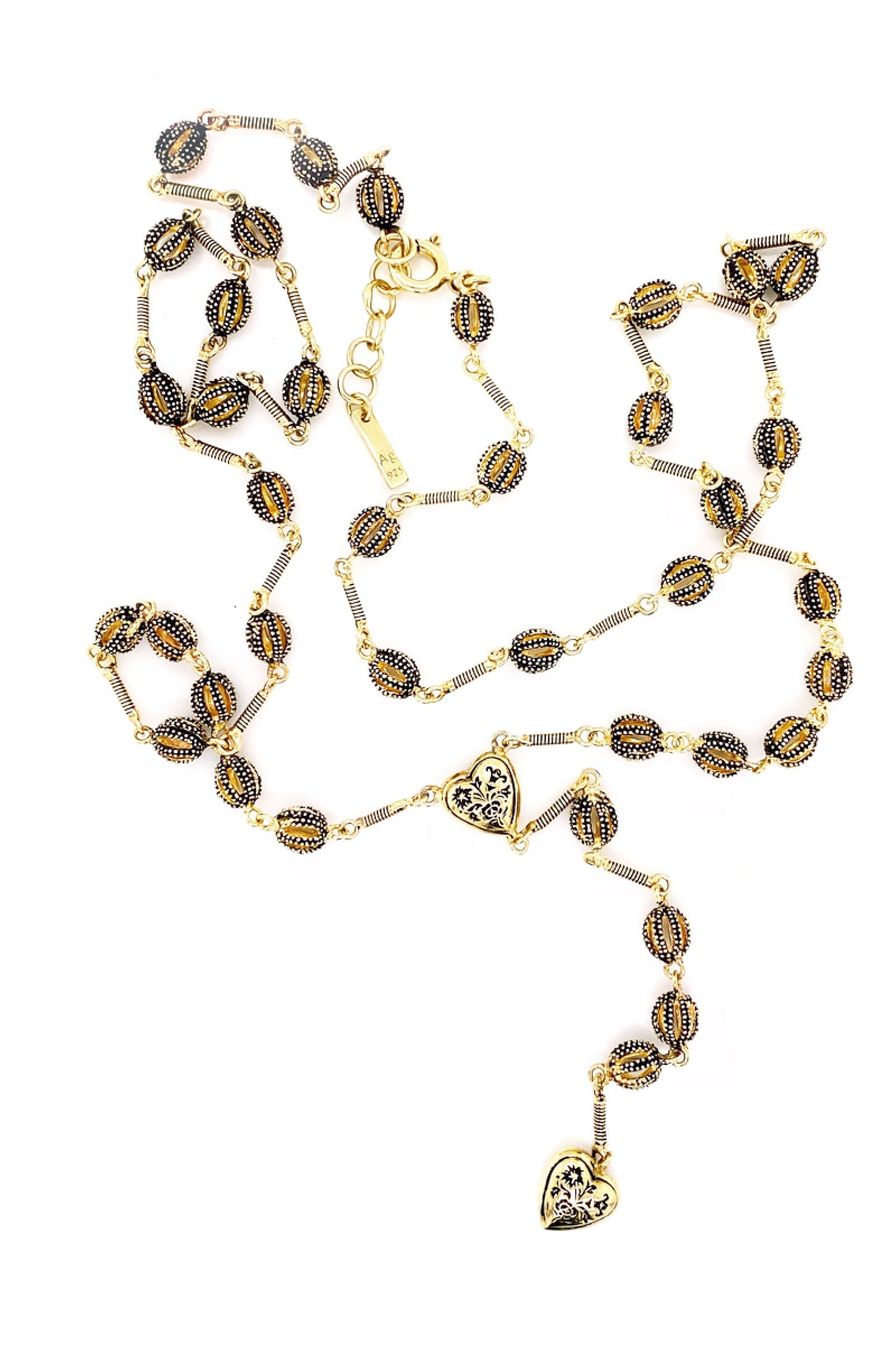 Halskette N° 362 in Antikgold