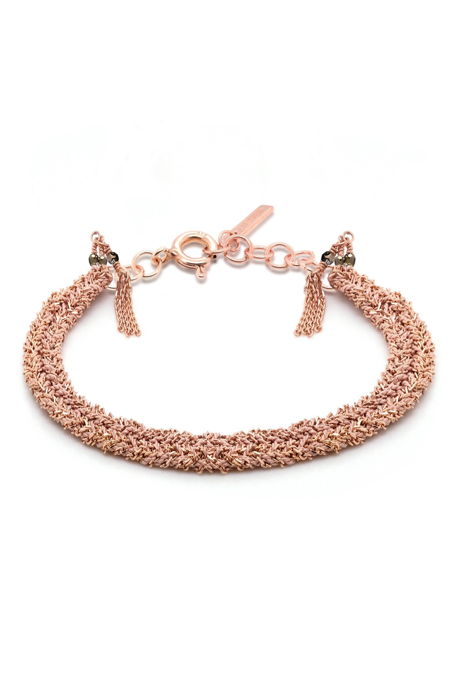 Armband N° 183 in Pink Gold/Nude