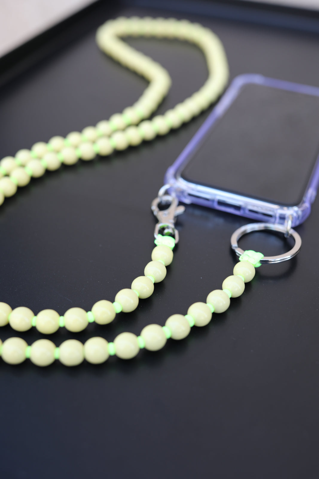 Handy-Kette in Gelb/Neongelb