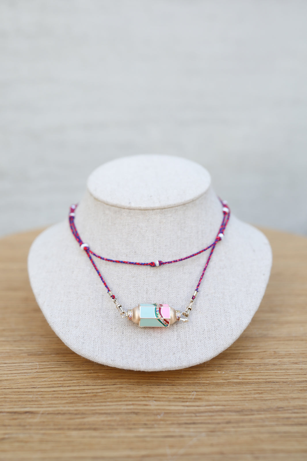 Halskette Waterfall Rainbow Multi