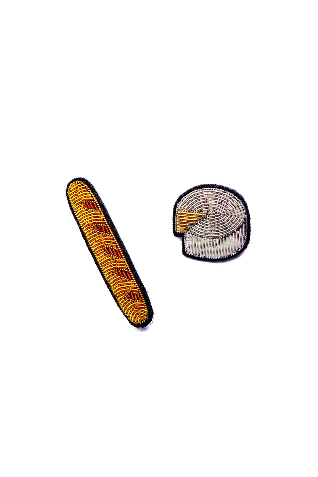 Brosche Baguette & Camembert