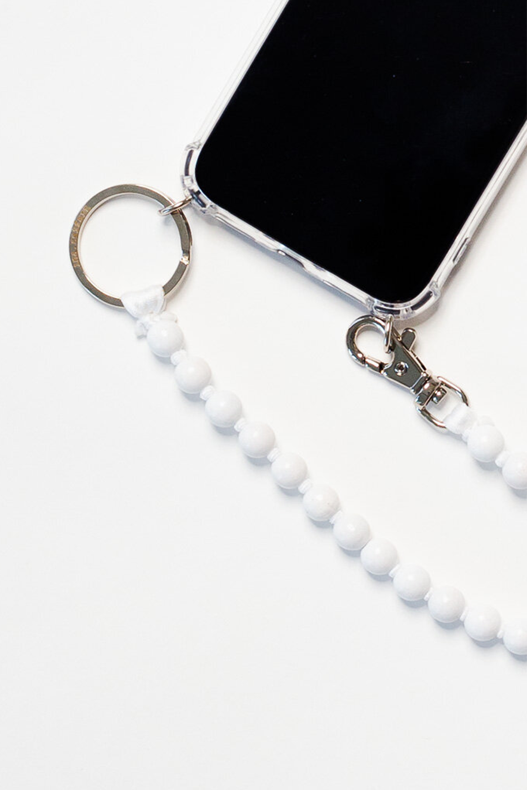 Handy-Kette in Weiss