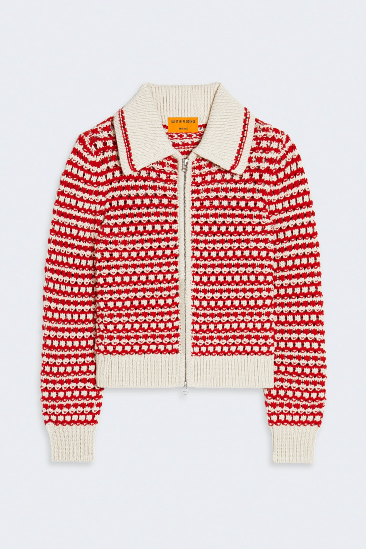 Kirby cardigan/jacket in cherry combo