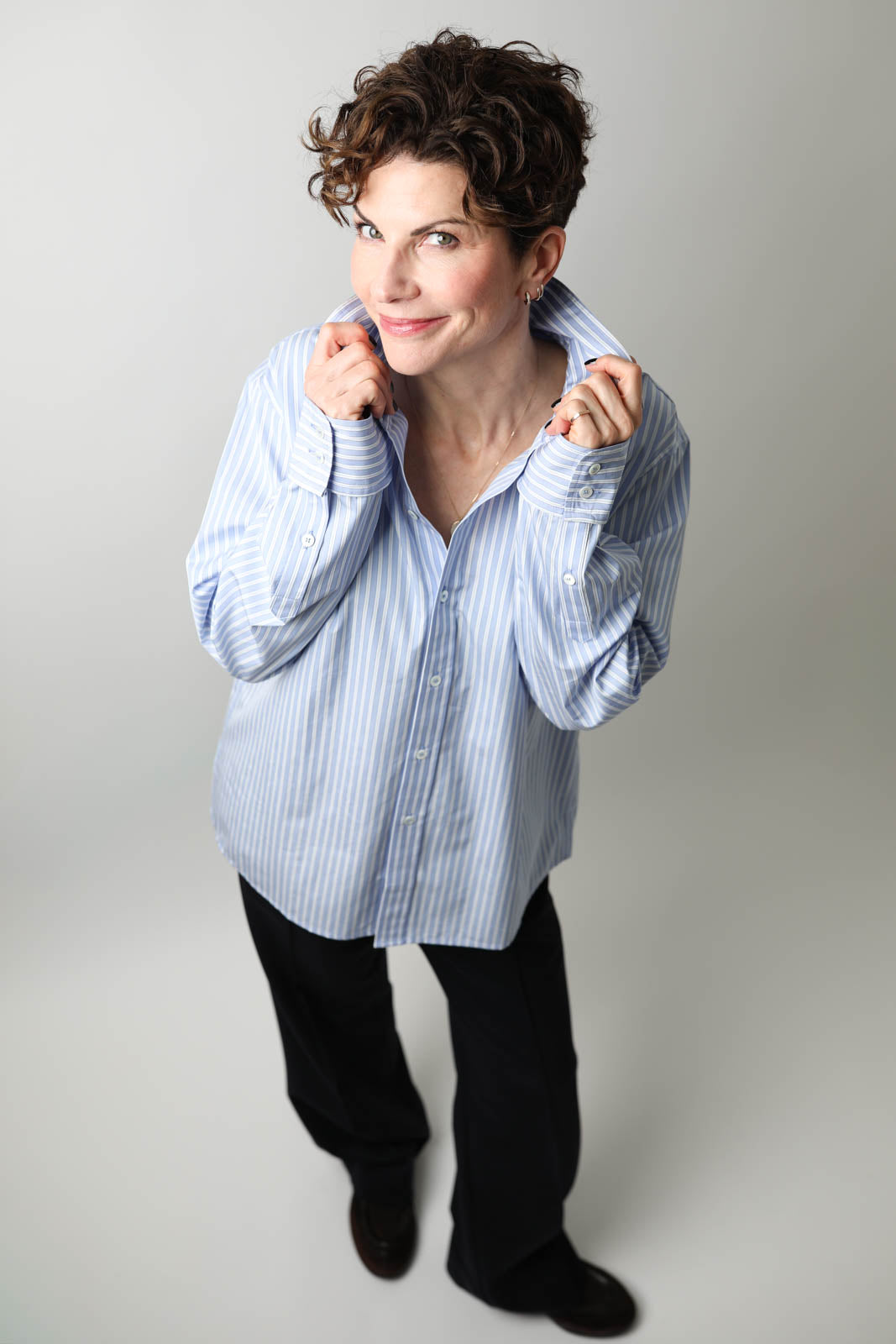 Vestibule Garderobe, Classic blouse in blue