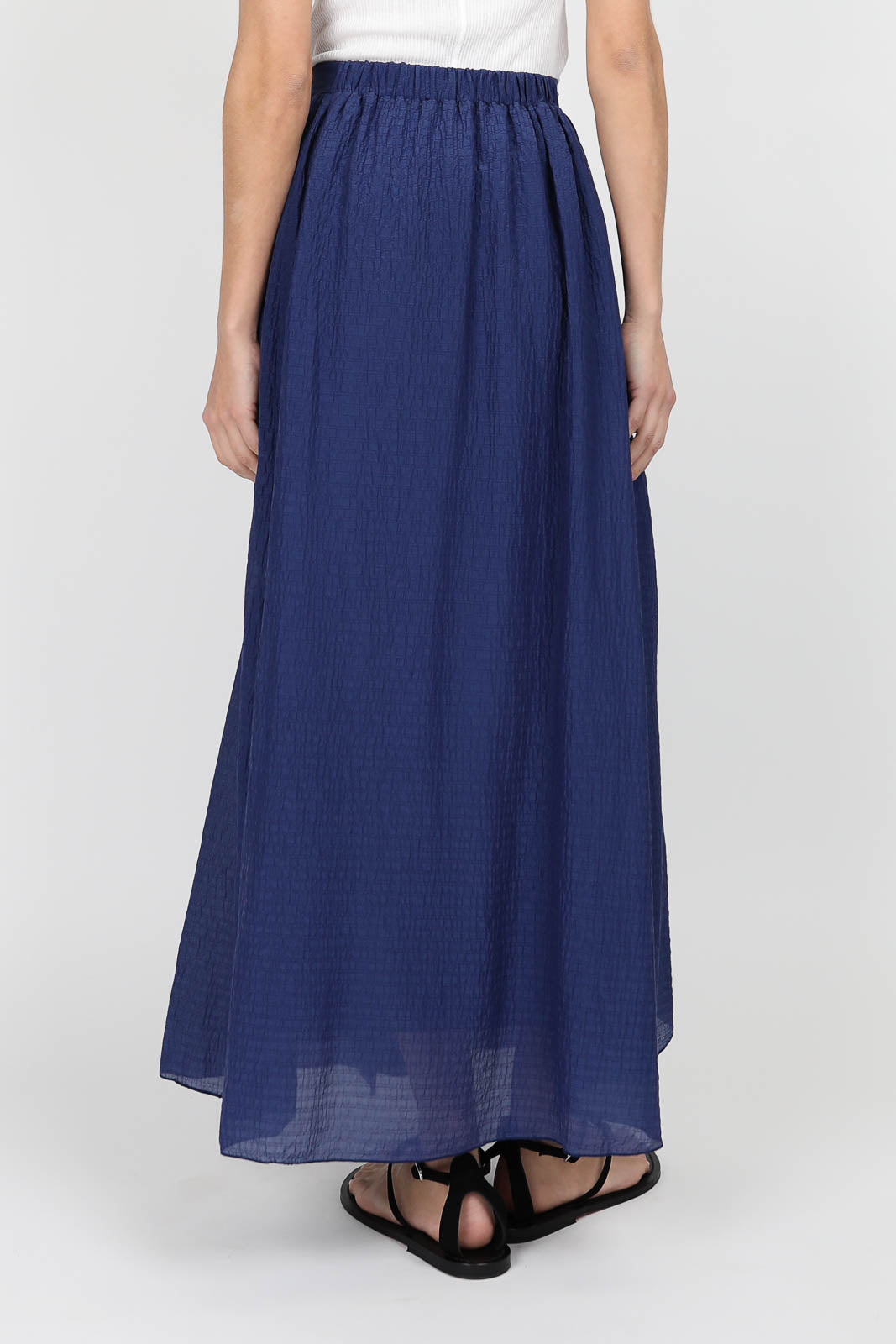Skirt made of cotton in Royal Blue