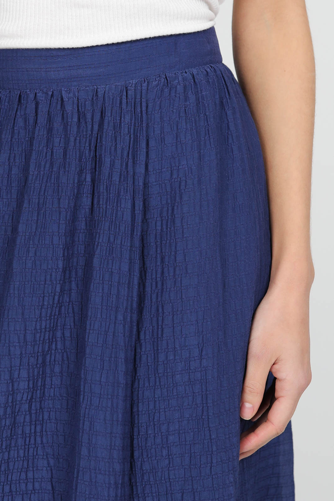 Skirt made of cotton in Royal Blue