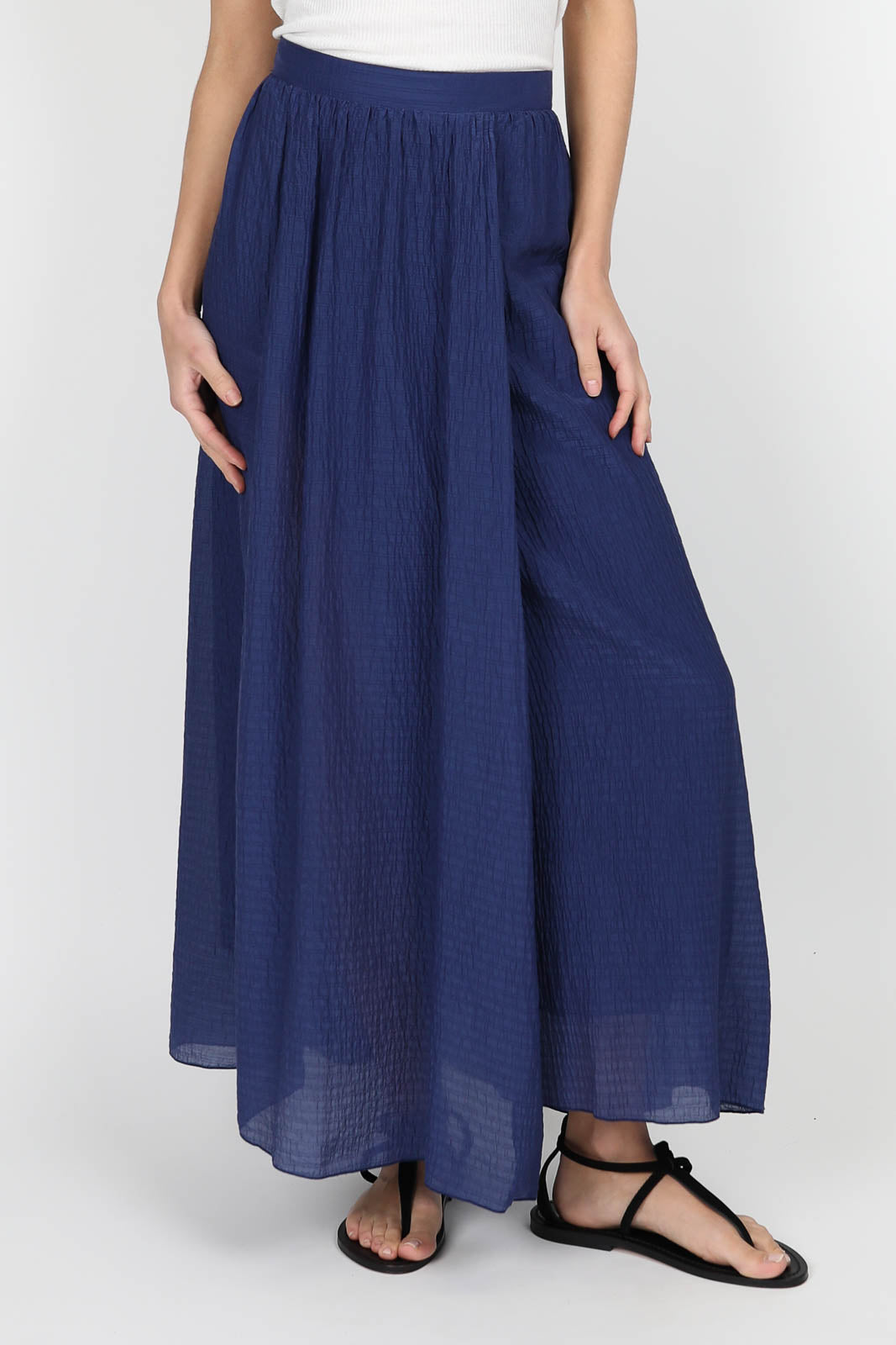 Skirt made of cotton in Royal Blue