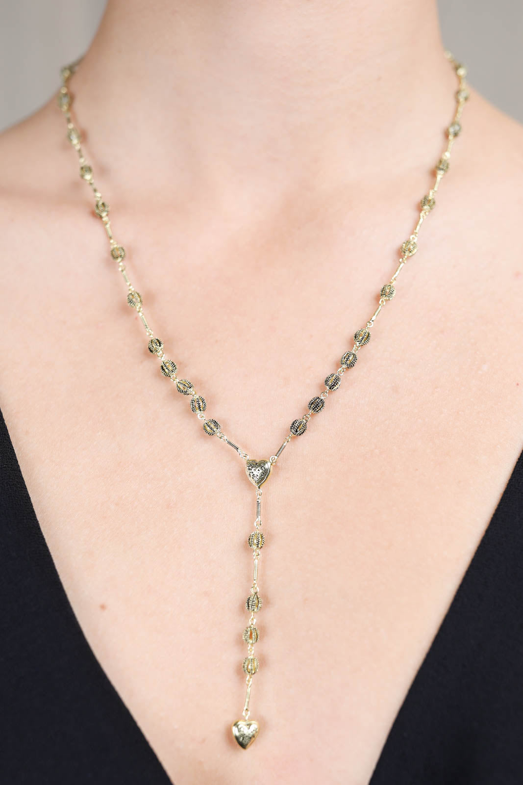 Necklace N° 362 in antique gold