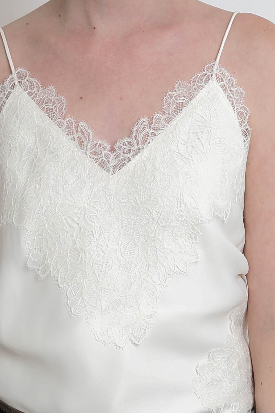 Róhe, Top Lace Camisole in Cream