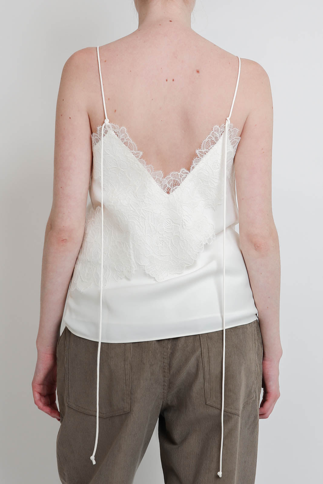 Róhe, Top Lace Camisole in Cream