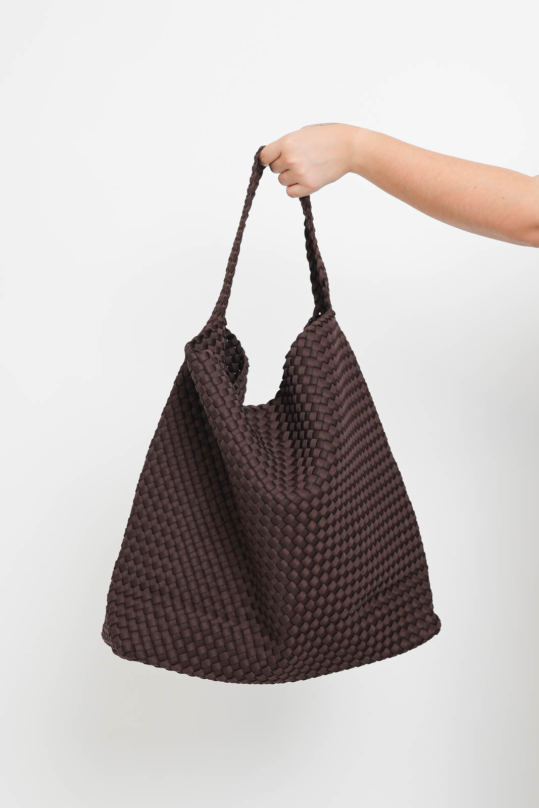 Naghedi, Bag Nomad Hobo Large in Chocolate