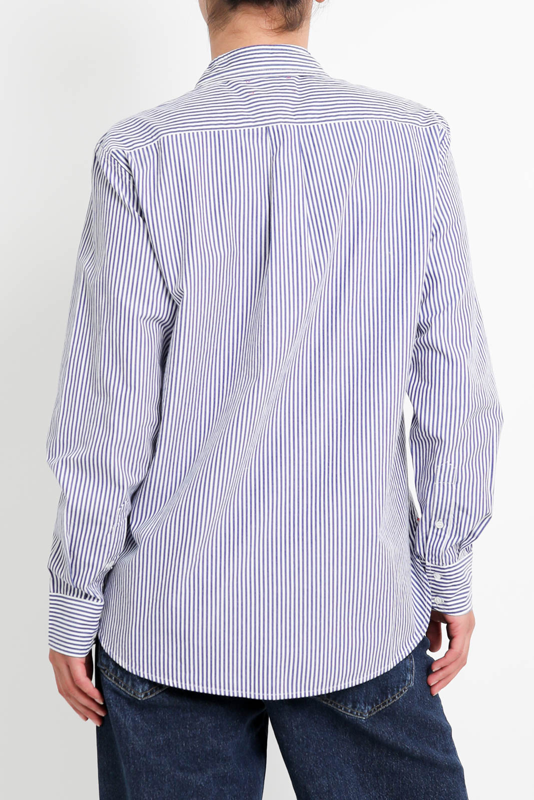 Xirena, Beau blouse with stripes in True Blue
