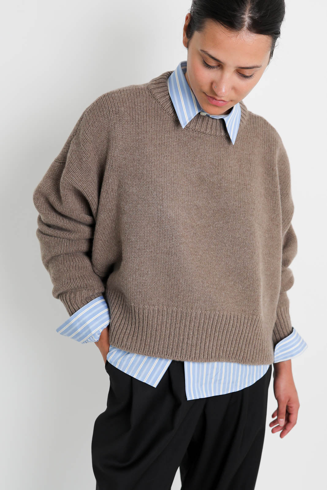 Nackiyé, Avalanche sweater in cappuccino