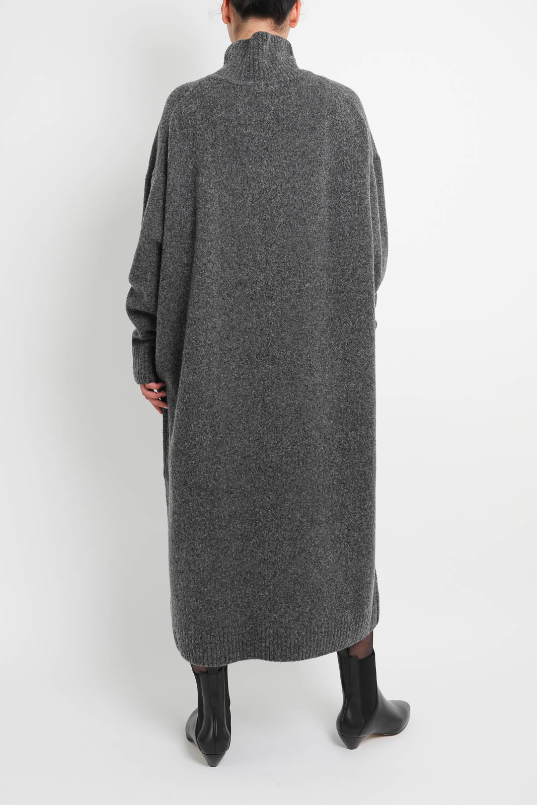 Zenggi, Cocoon dress in Charcoal