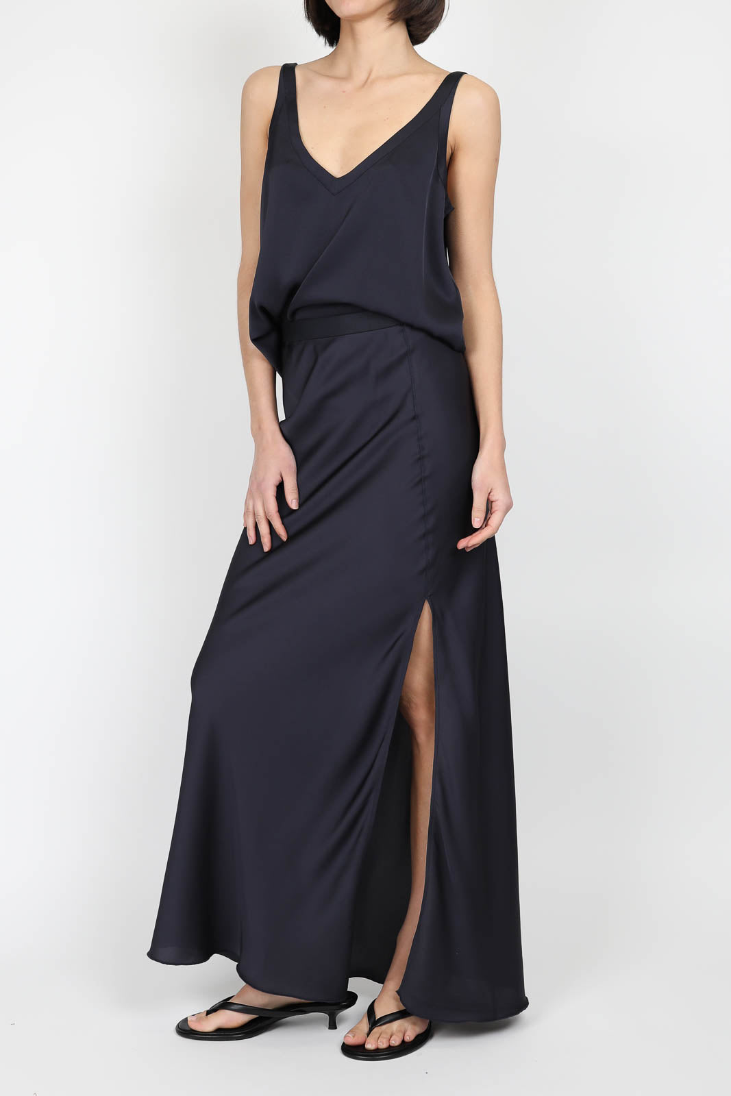 Skirt Hana in Blue Grey