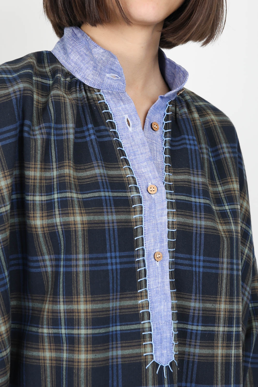 Folk blouse in Caro