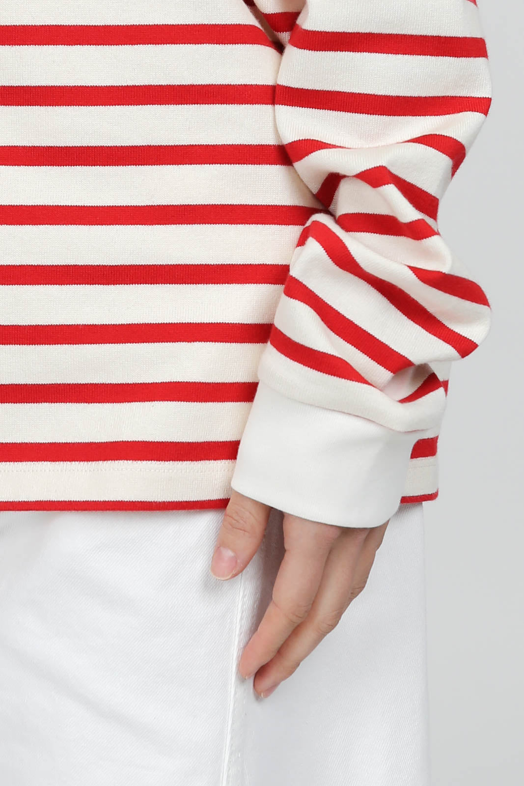 Perfect Crewneck long sleeve shirt in Red Multi
