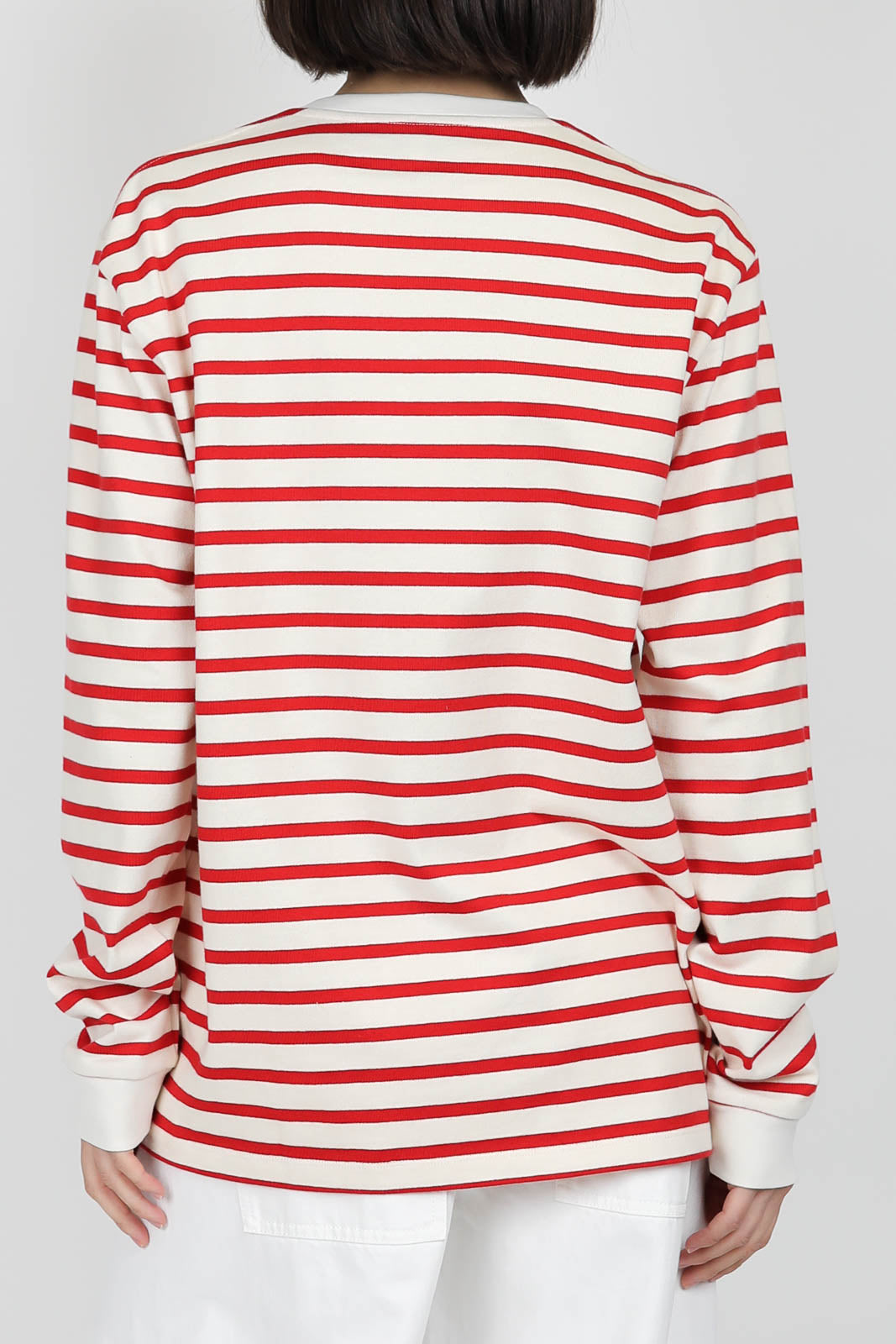 Perfect Crewneck long sleeve shirt in Red Multi