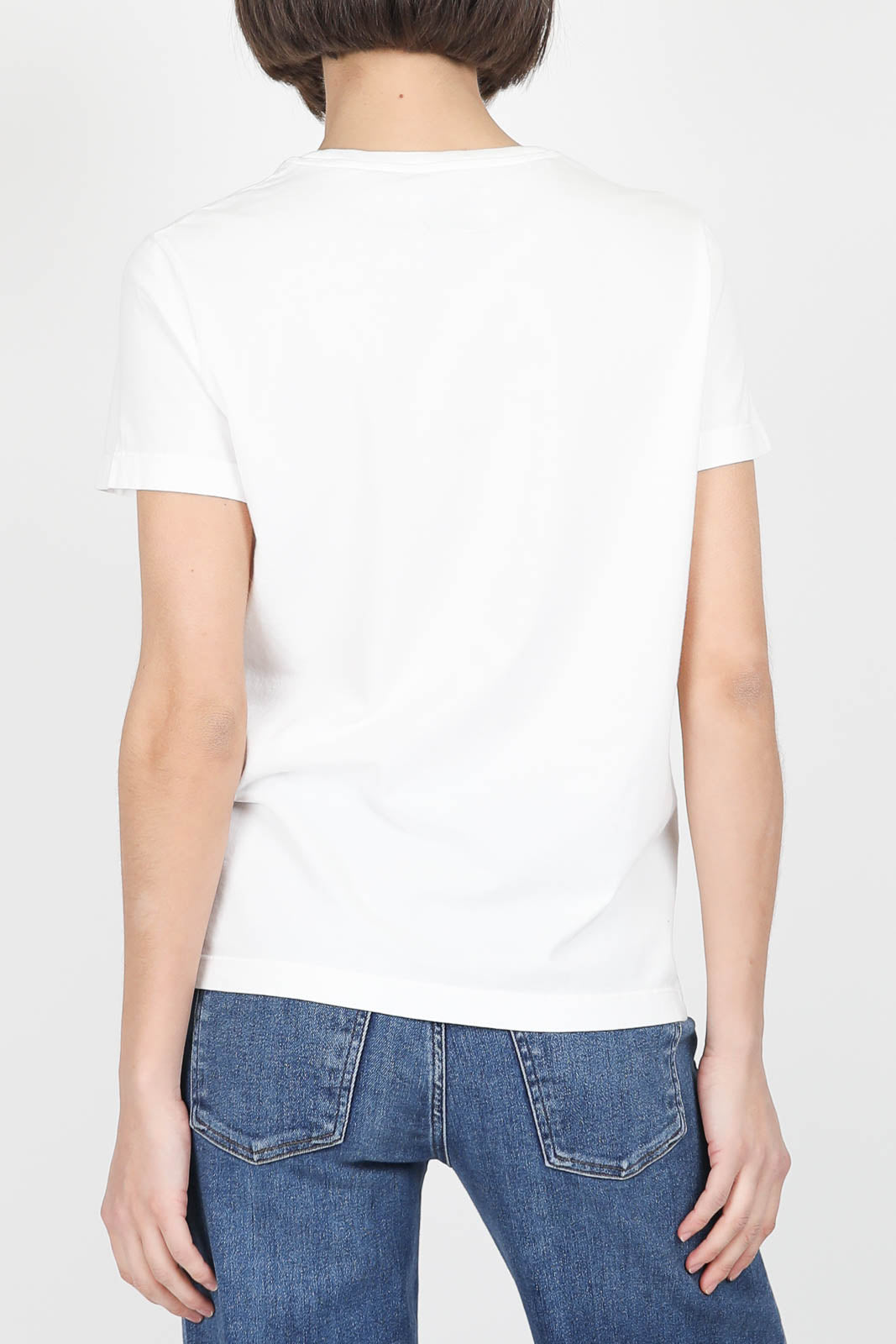 T-shirt Frankie's Pizza in Optic White