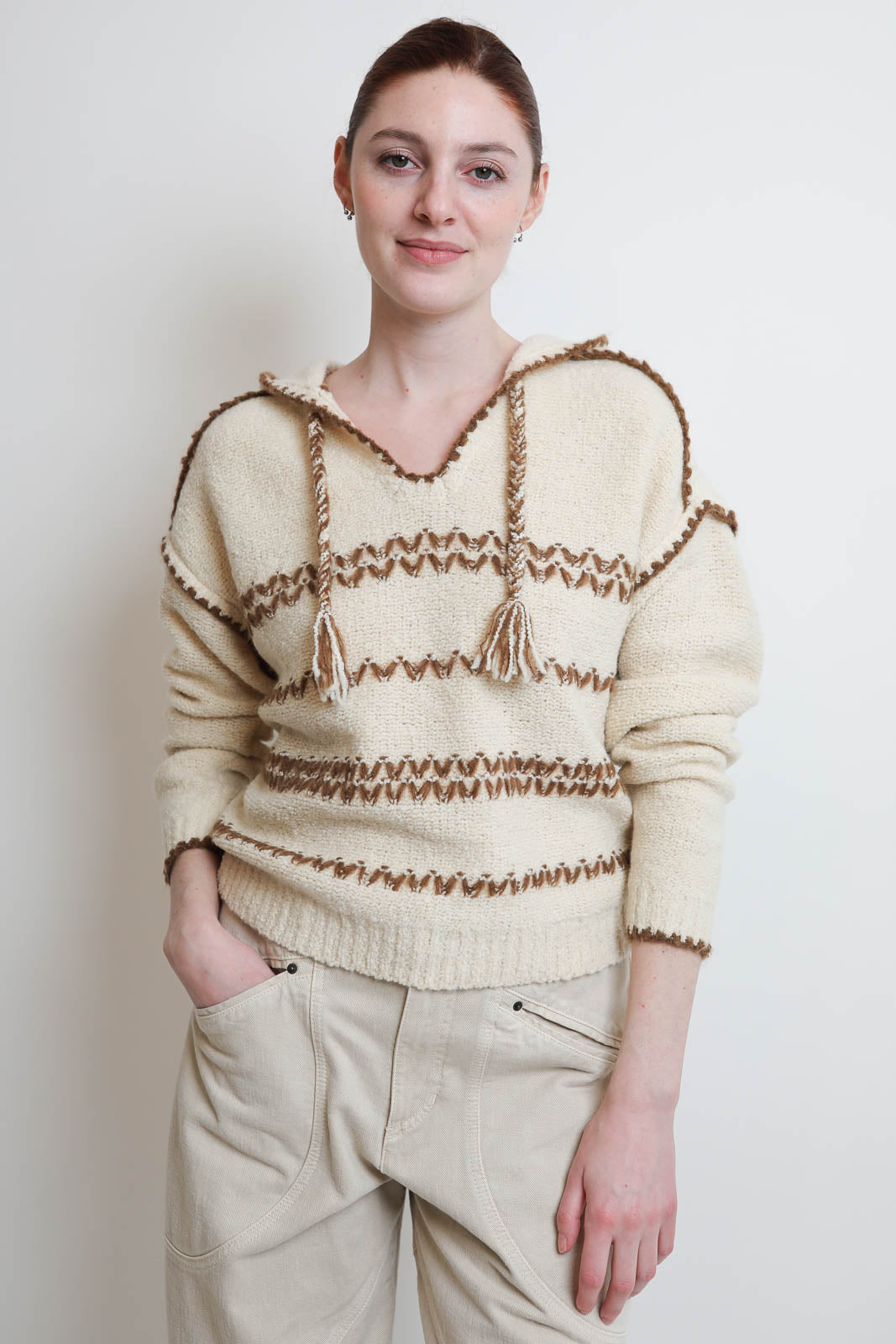 Marant Etoile, Romera sweater in ecru/bronze