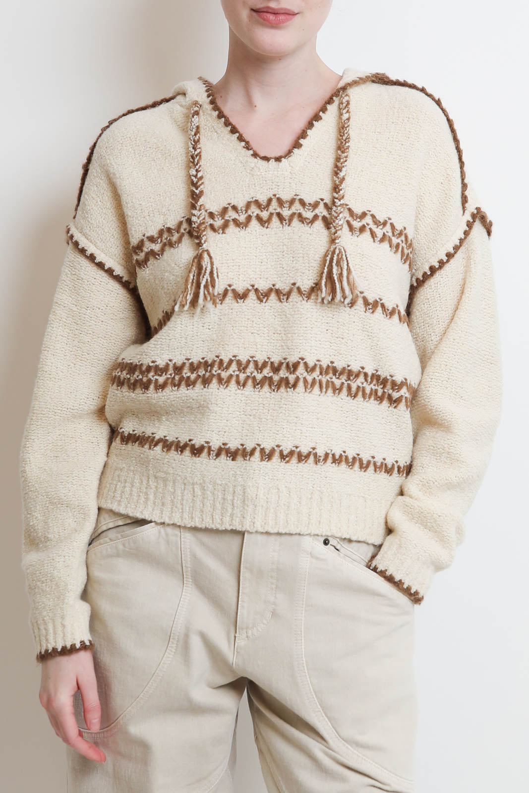 Marant Etoile, Romera sweater in ecru/bronze
