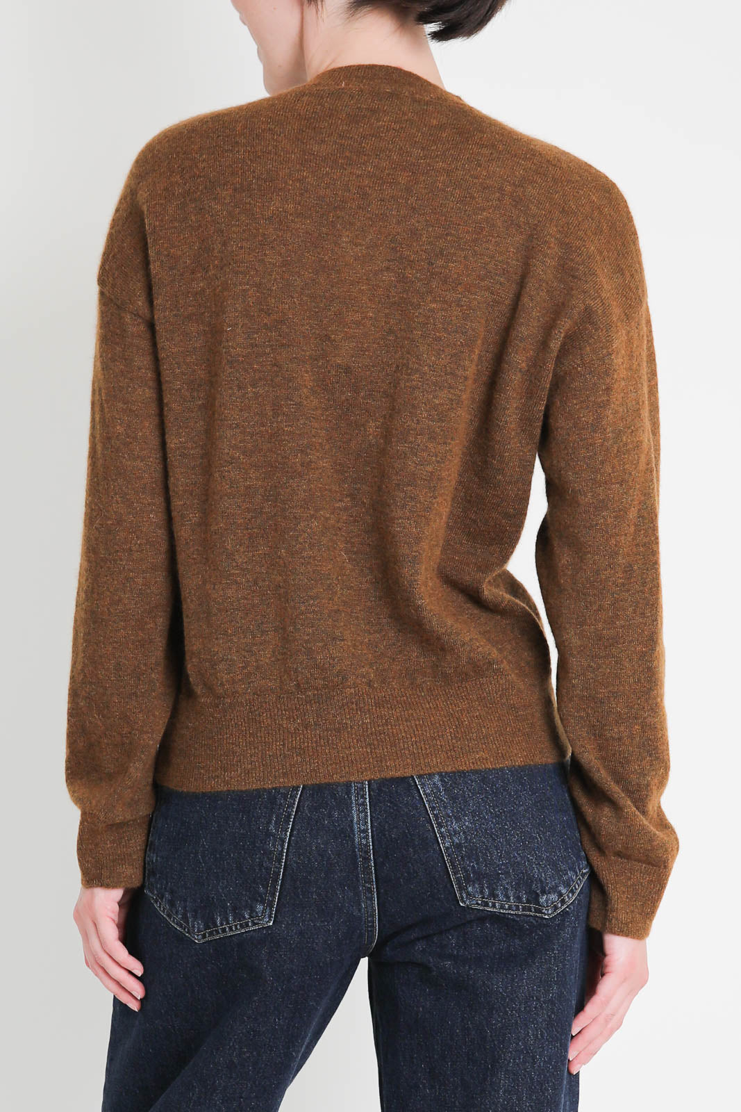 Pomandère, wool sweater in caramel