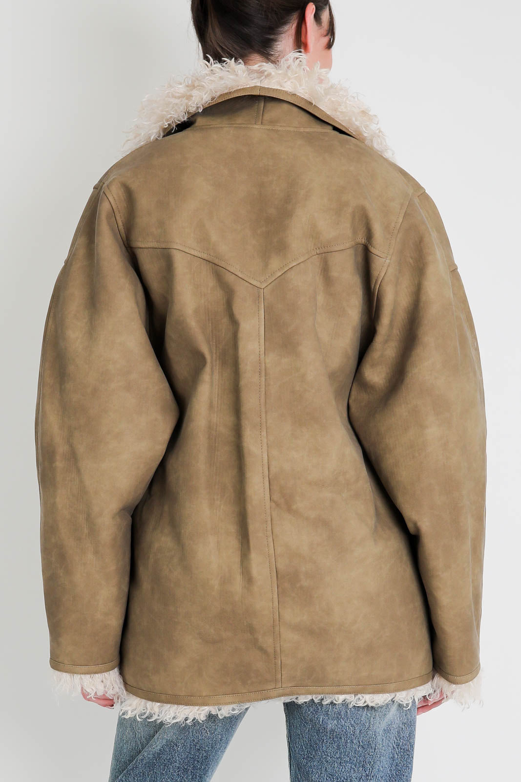 Marant Etoile, Clea coat in taupe