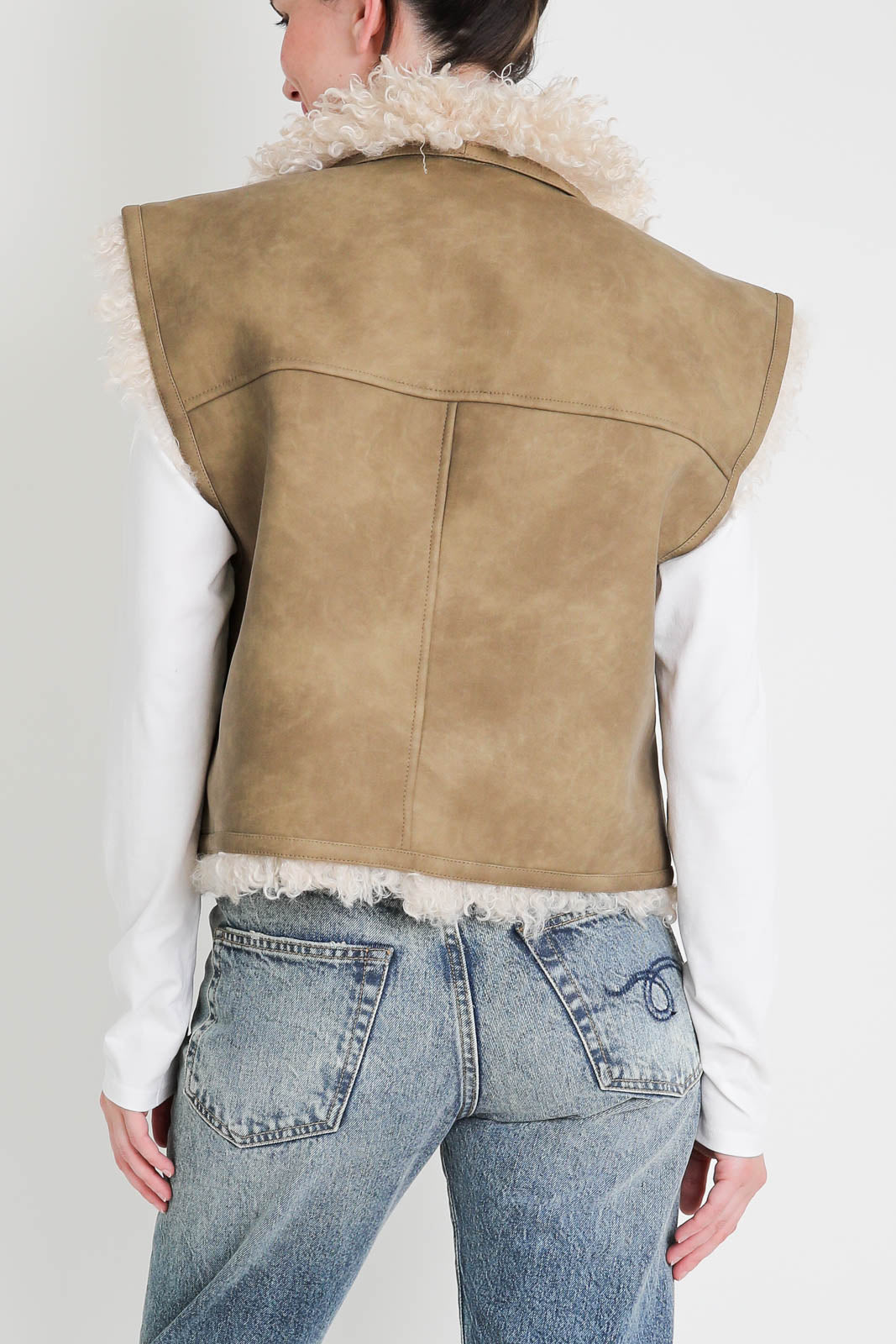 Marant Etoile, Vest Clara in taupe