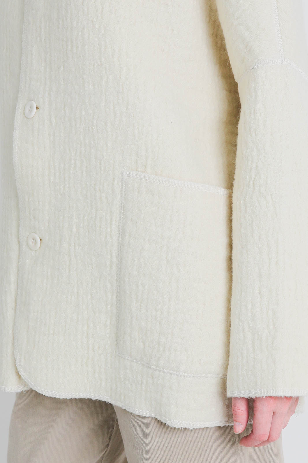 Labo.Art, Torne Pecora jacket in Winter White