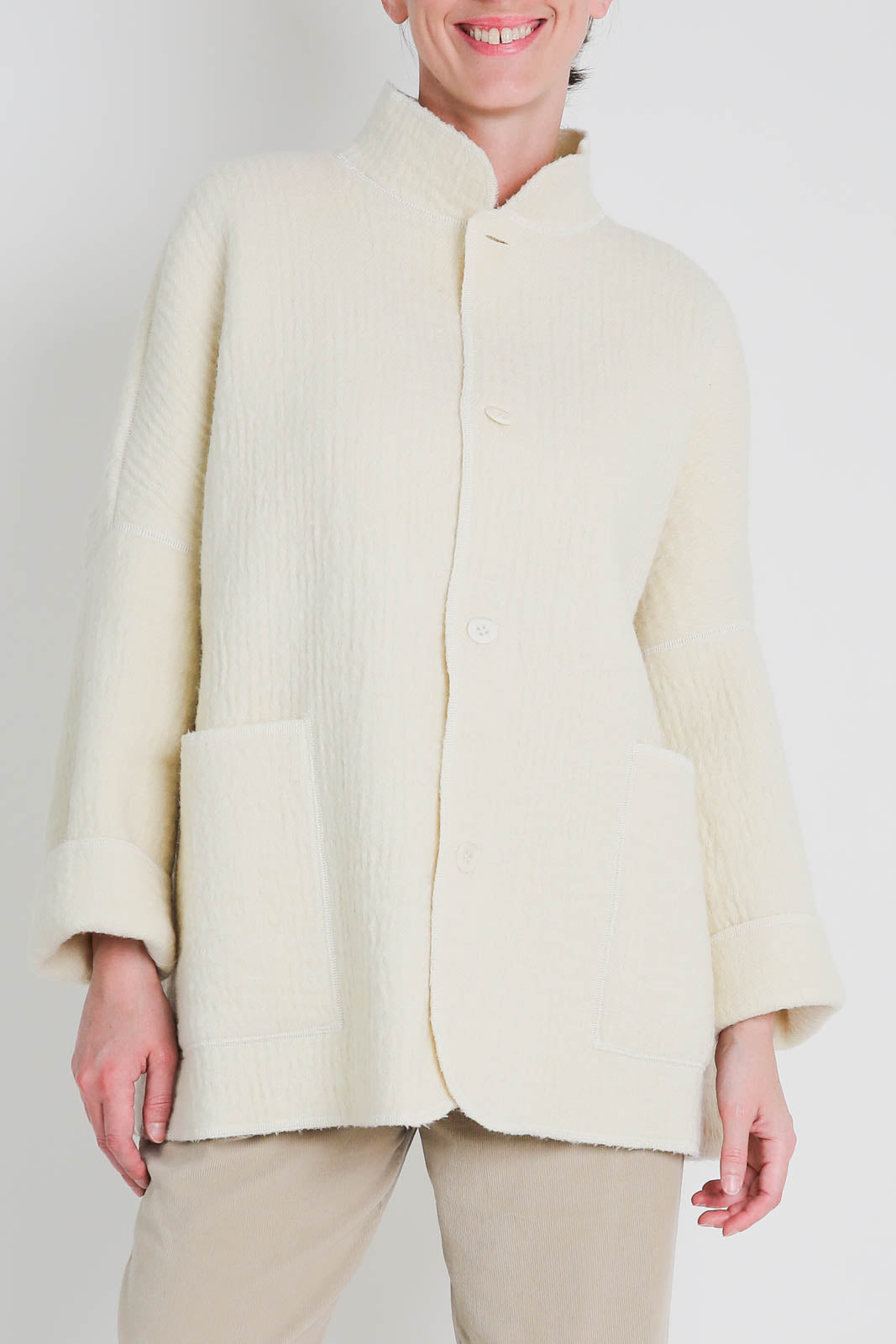 Labo.Art, Torne Pecora jacket in Winter White