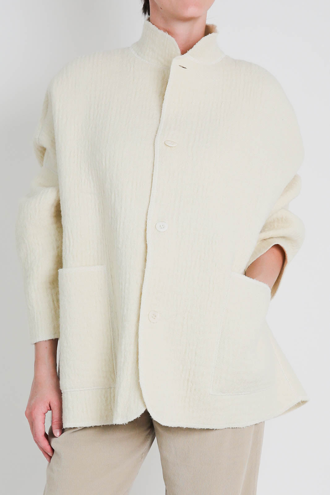 Labo.Art, Torne Pecora jacket in Winter White