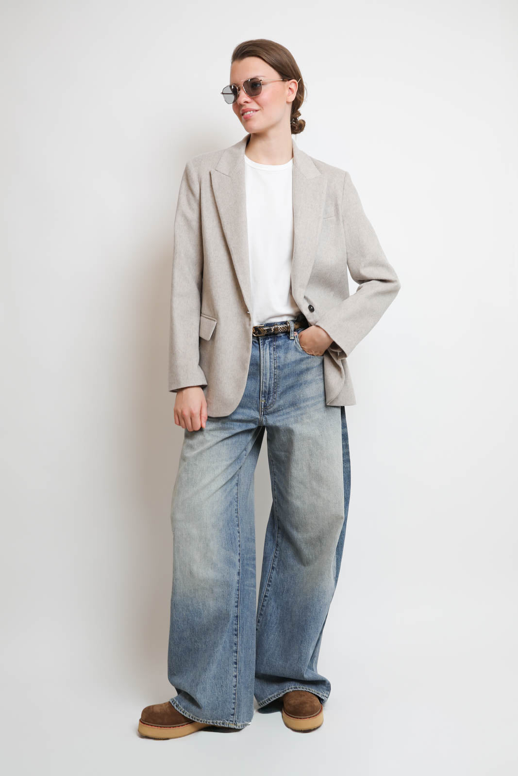 Forte-Forte, Blazer Masculine in Cashmere