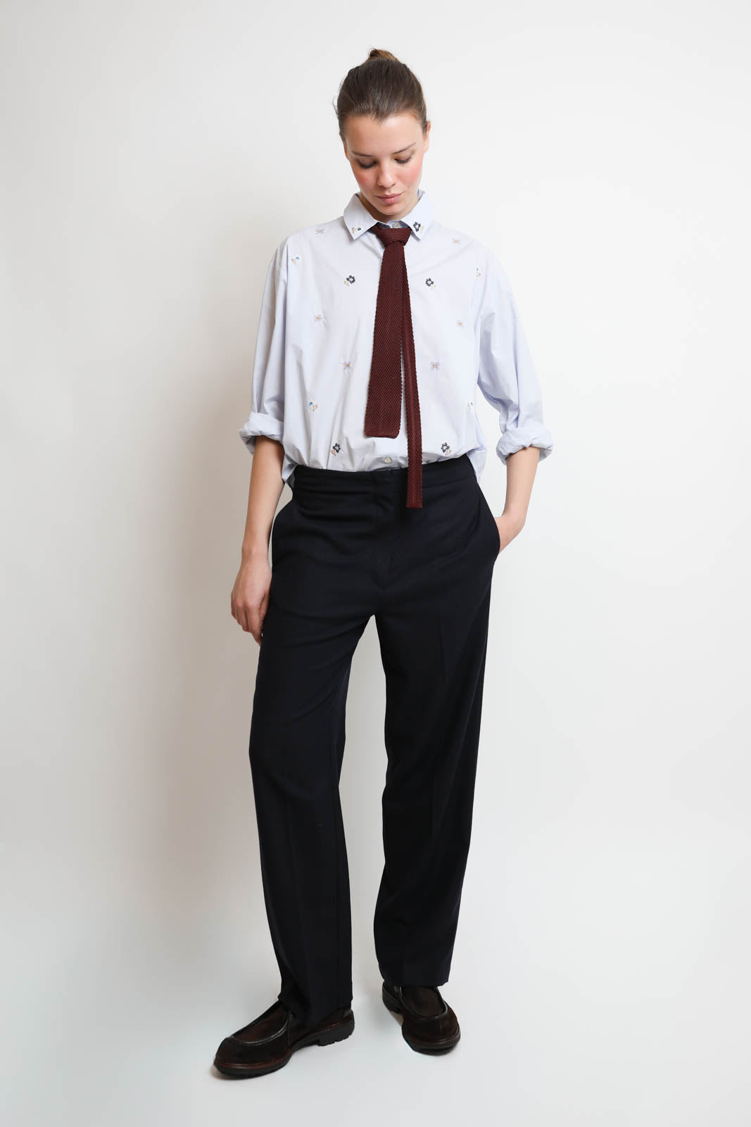 Forte-Forte, Blouse En Fleur in Ciel