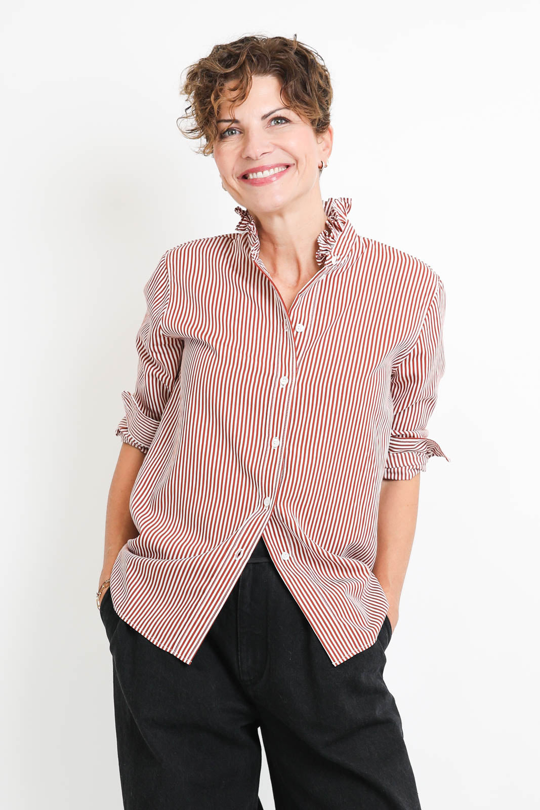 Vanessa Bruno, Sidney blouse in caramel