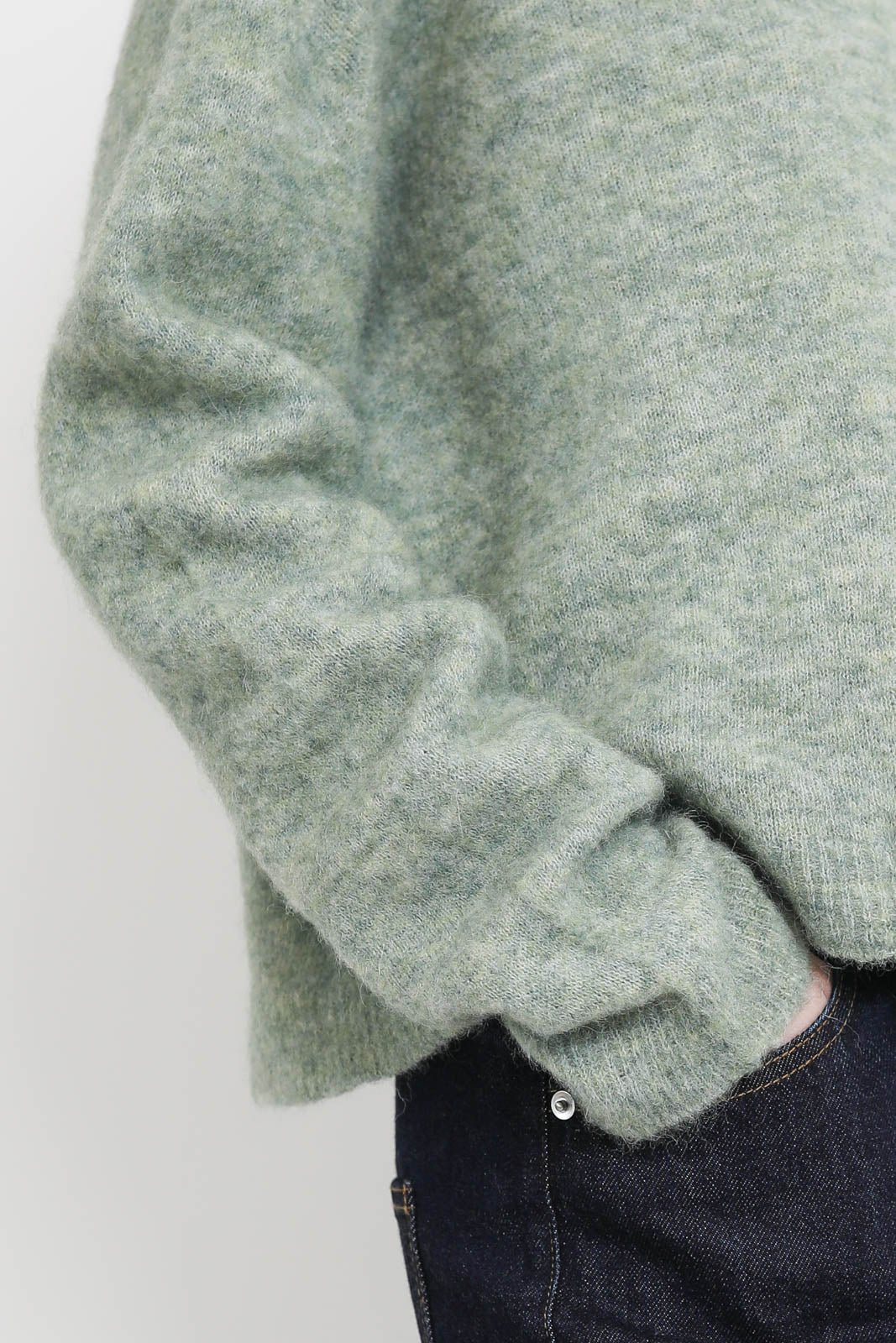 Atomo Factory, Girocollo sweater in salvia