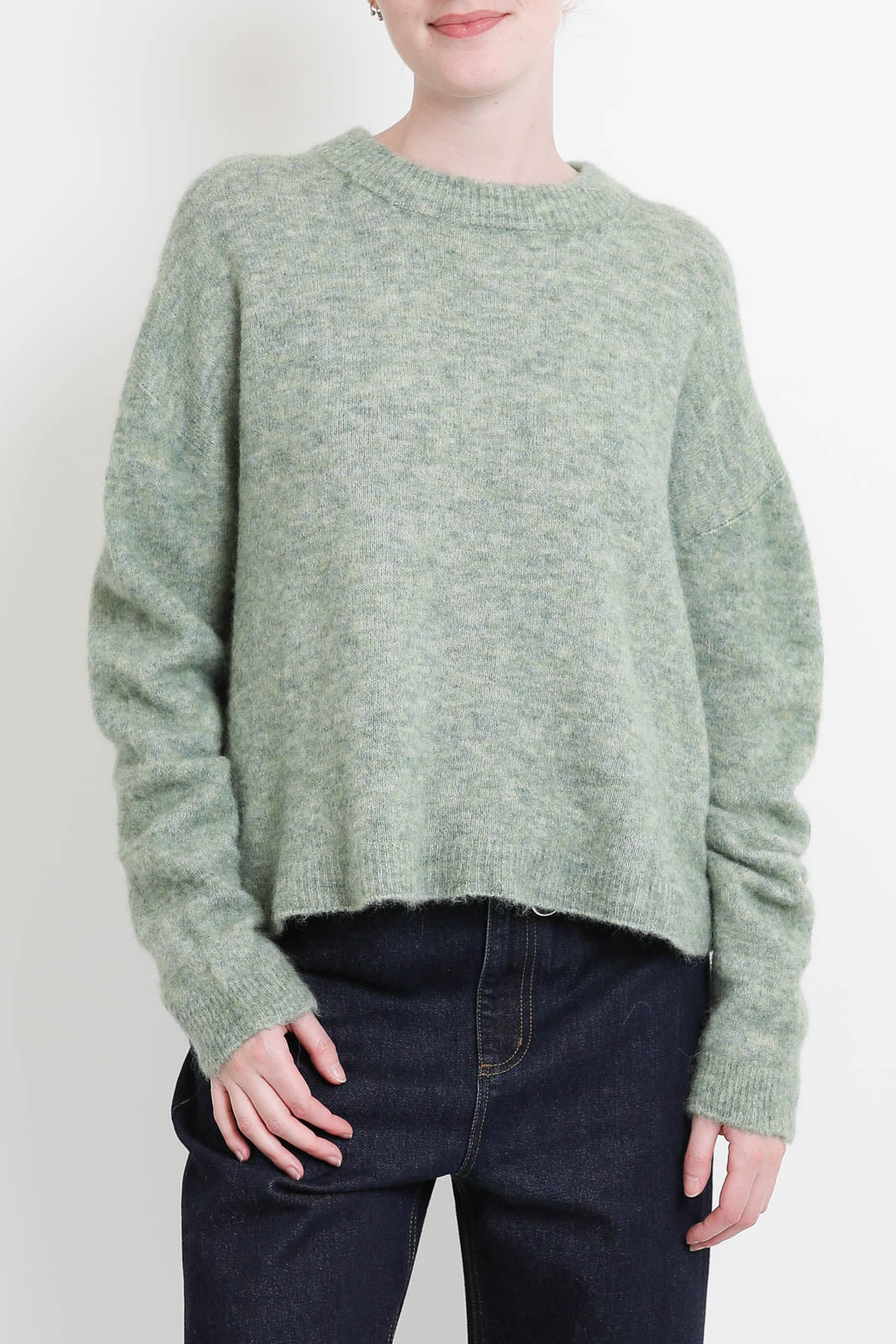 Atomo Factory, Girocollo sweater in salvia