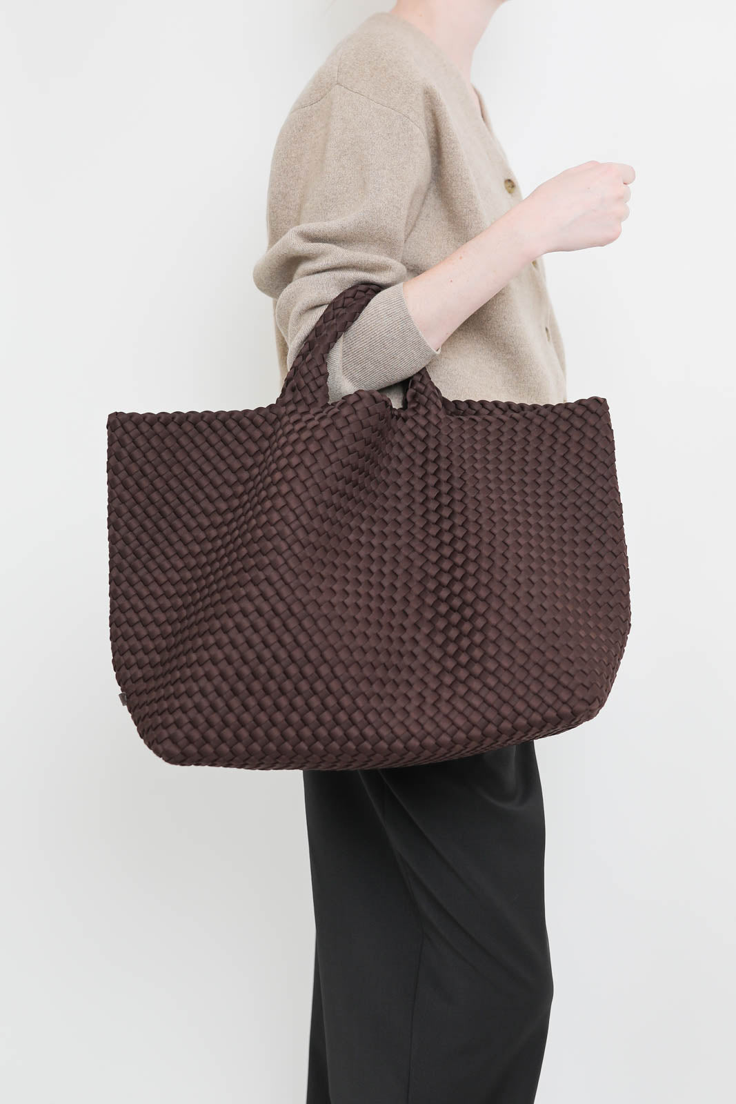 Naghedi, Bag St. Barths Large in Chocolate