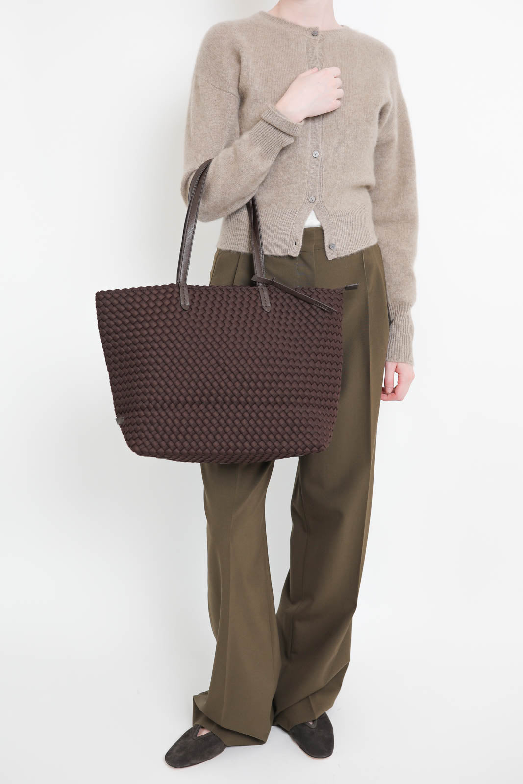Naghedi, Bag Jet Setter Small in Chocolate