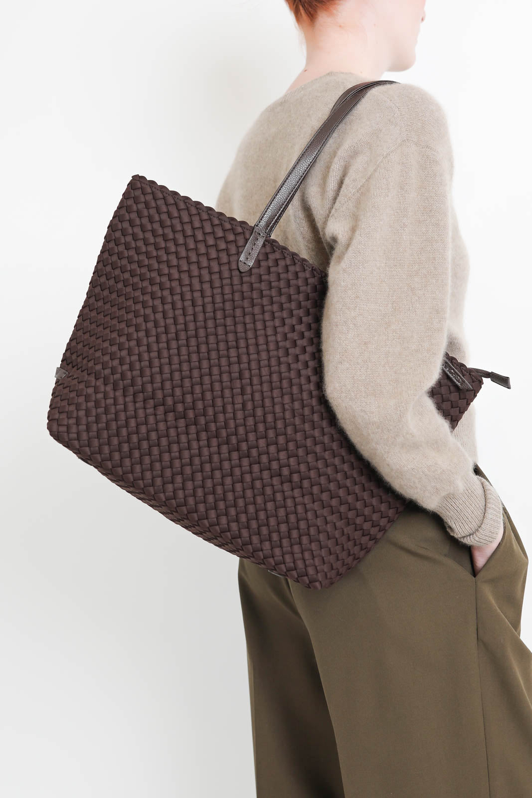 Naghedi, Bag Jet Setter Small in Chocolate