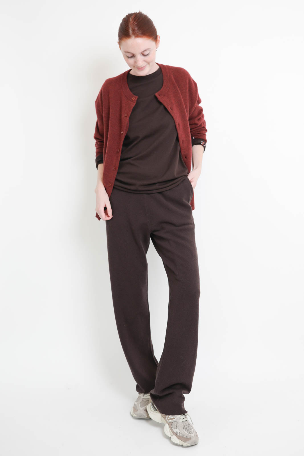 Extreme Cashmere, Rush trousers in Dark Brown