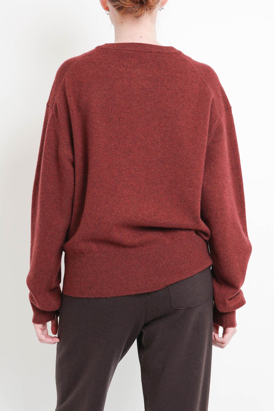 Extreme Cashmere, Cardigan Luce in Maroon
