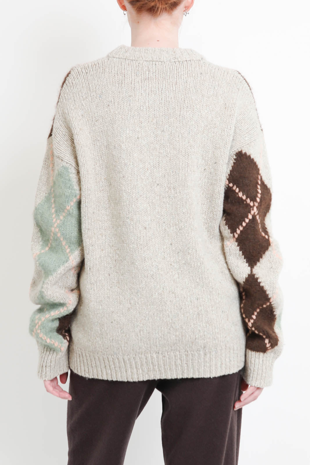 Atomo Factory, Girocollo sweater in Vert
