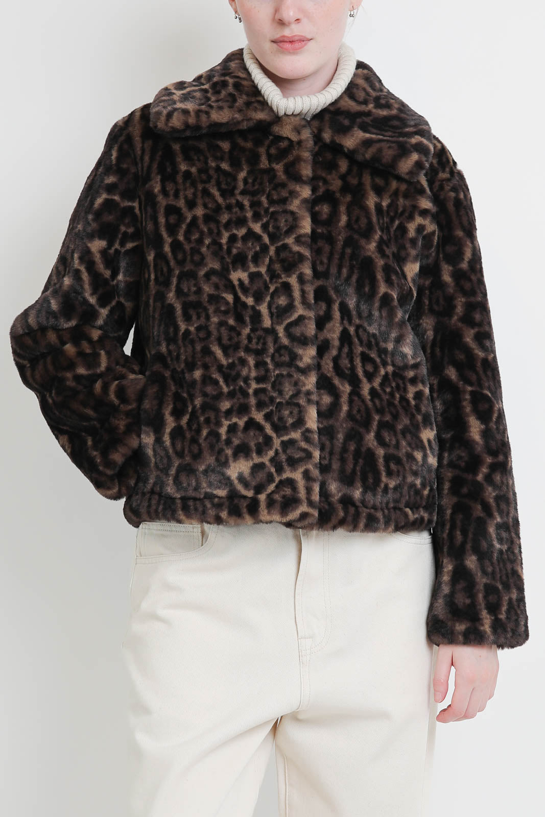 Apparis, Elis jacket in Dark Leopard