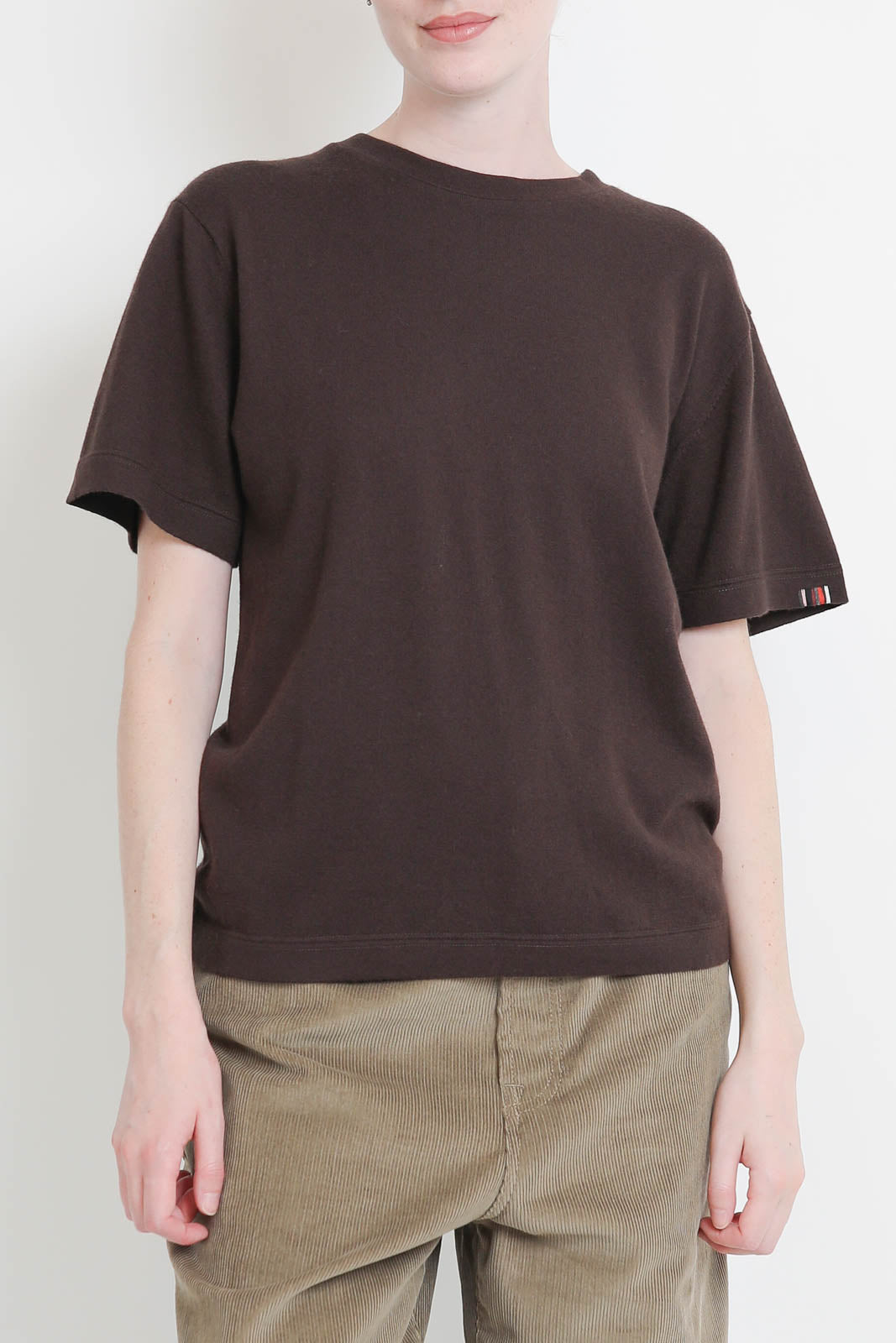 Extreme Cashmere, T-shirt Cuba in Dark Brown