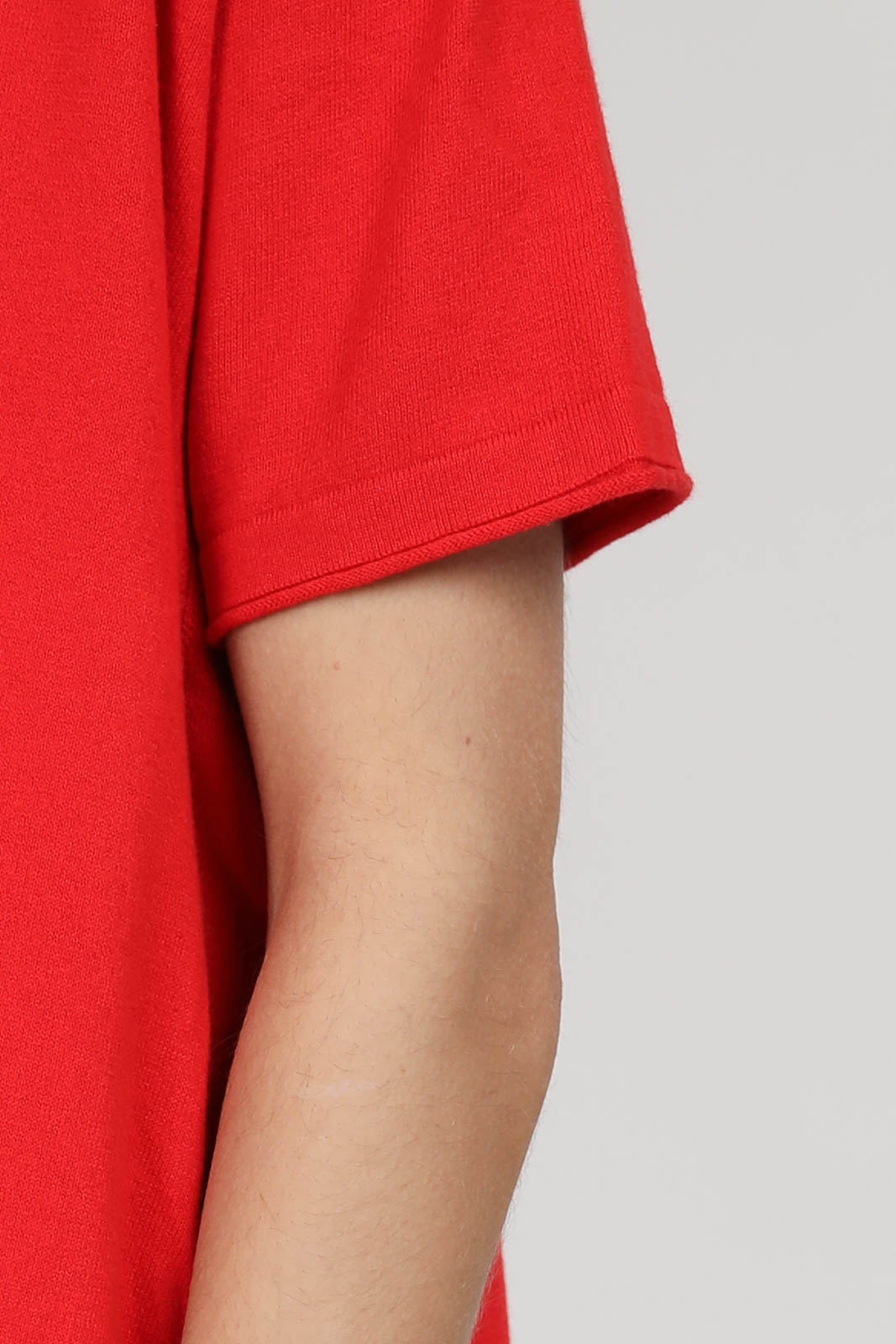 Cotton T-shirt in red