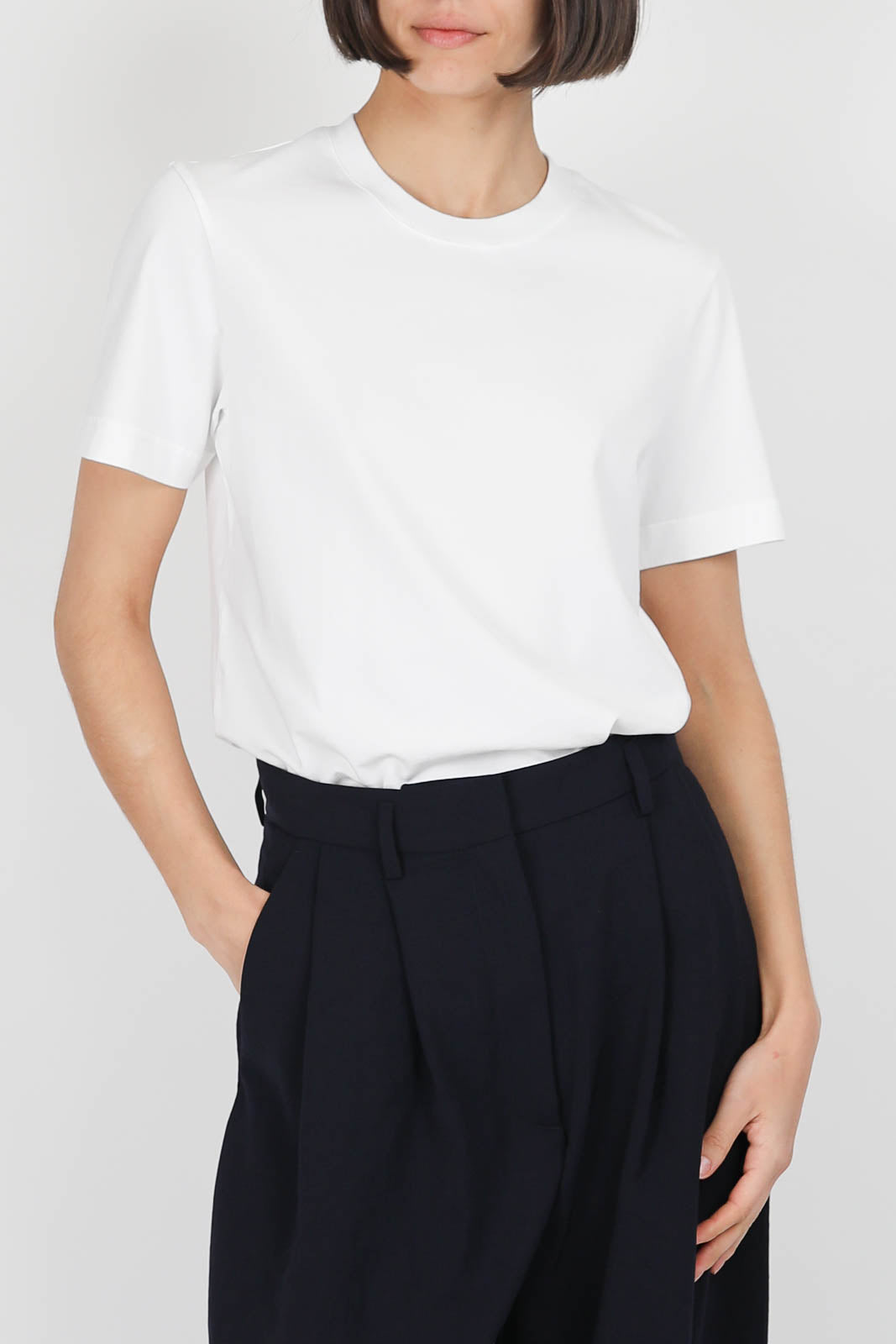 T-shirt made from organic cotton in white