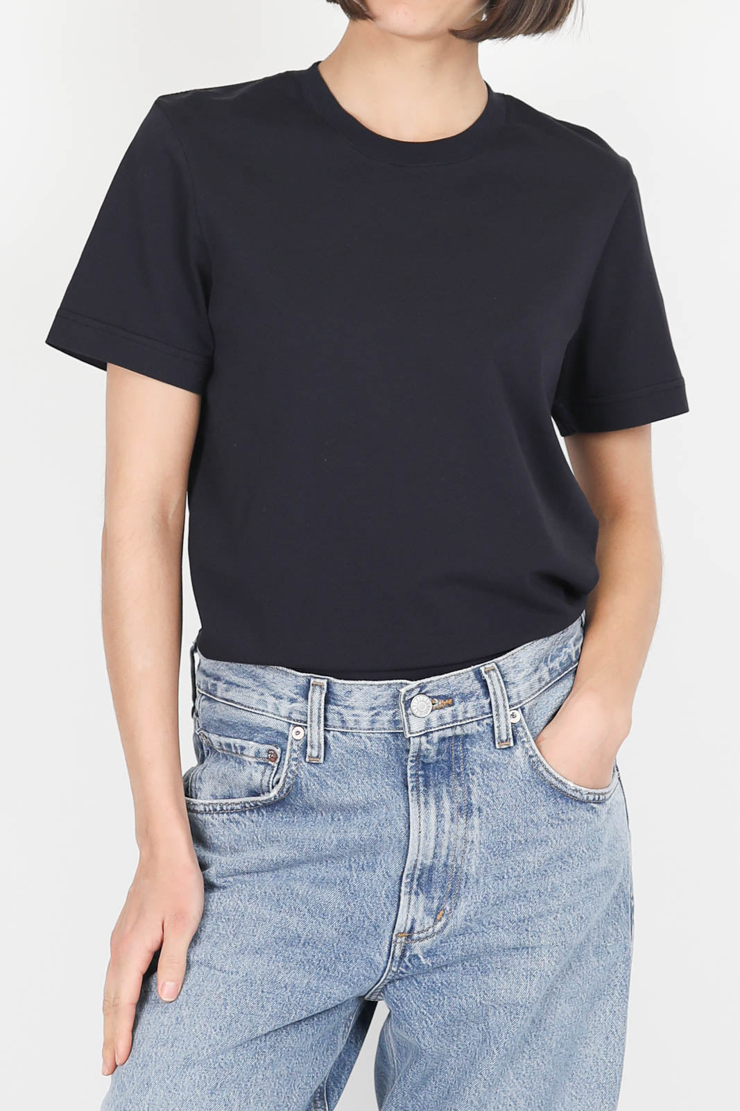 T-shirt made from organic cotton in Midnight Blue