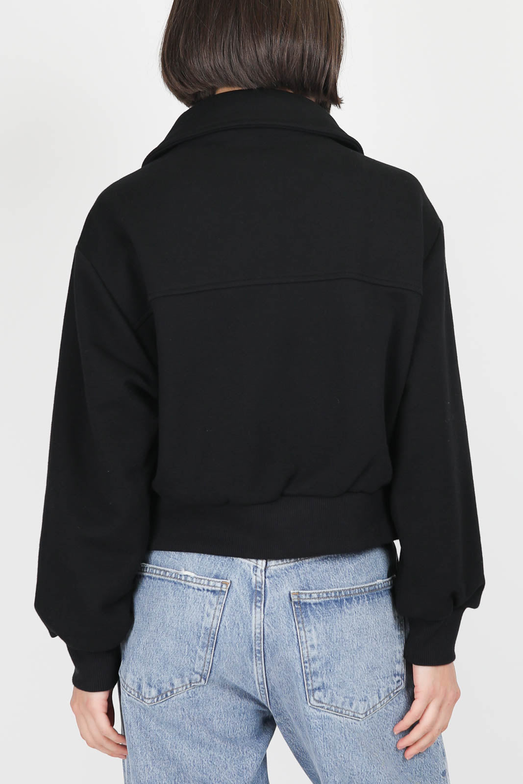 Bomber Short Jane jacket in black