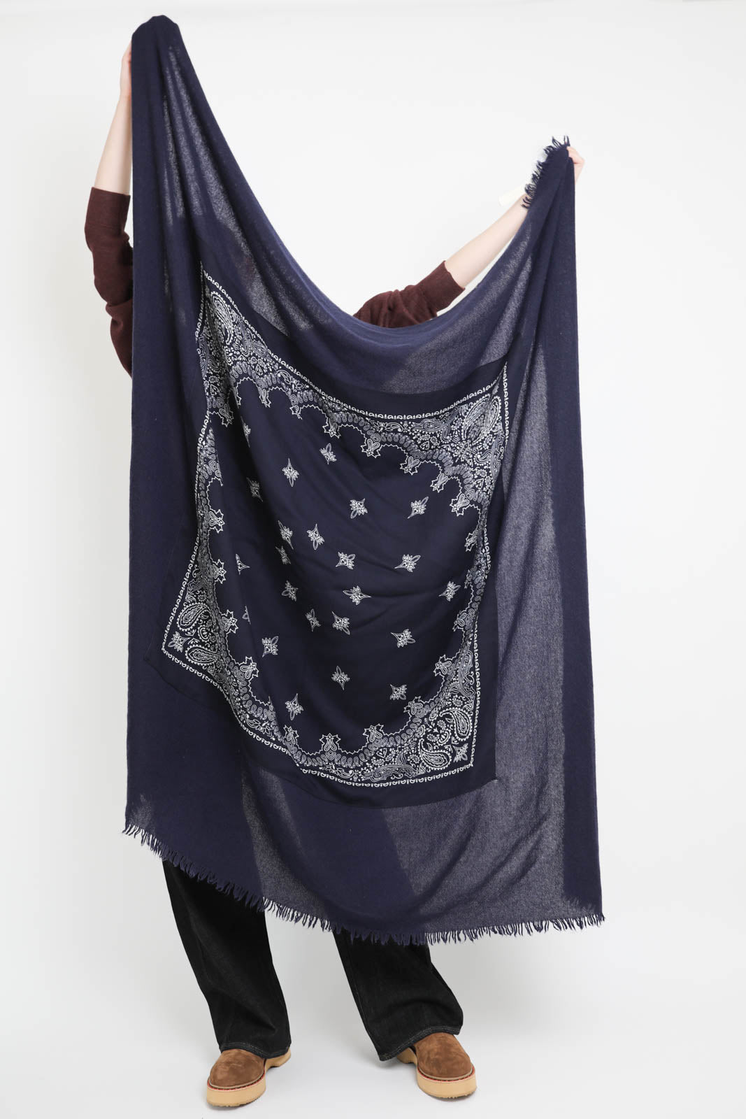 Destin, scarf Isaband Quadra in Navy