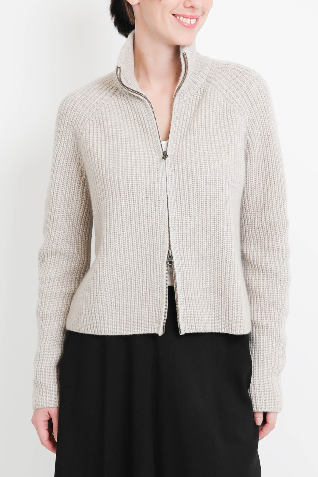 Lisa Yang, Sadie cardigan in sand